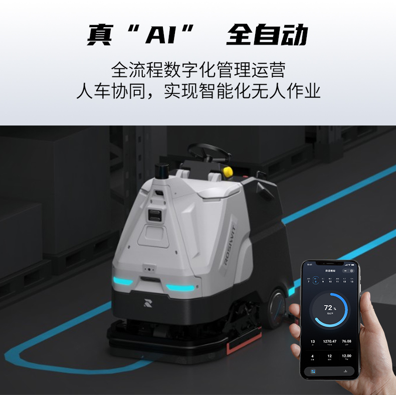 TITAN 810 工业级洗地机械人-电动洗地机出租_手推式洗地机|扫地机_驾驶式洗地机|扫地车-八达国际
